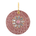 Flor Semi - Precious Stone Keychain